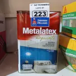 LOTE 223 - 01 LATA DE TINTA SHERWIN WILLIAMS METALATEX SEM CHEIRO INTERIORES/EXTERIORES 18L NA COR PEROLA. (NO ESTADO) ATENÇÃO! FAZER A VISITAÇÃO ANTES DE ARREMATAR, NÃO SABEMOS SE FUNCIONA. LEILÃO NÃO TEM GARANTIA E NEM DEVOLUÇÃO, SUJEITO A POSSÍVEIS AVARIAS VISÍVEIS/OCULTAS E/OU AUSÊNCIA DE COMPONENTES.