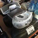 LOTE 126 - 01 DVD PORTÁTIL E 05 APARELHOS DE SOM MARCAS E MODELOS DIVERSOS. (NO ESTADO) ATENÇÃO! FAZER A VISITAÇÃO ANTES DE ARREMATAR, NÃO SABEMOS SE FUNCIONA. LEILÃO NÃO TEM GARANTIA E NEM DEVOLUÇÃO, SUJEITO A POSSÍVEIS AVARIAS VISÍVEIS/OCULTAS E/OU AUSÊNCIA DE COMPONENTES.