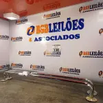 LOTE 138 - 02 BARRAS DE APOIO PARA BANHEIRO. (NO ESTADO) ATENÇÃO! FAZER A VISITAÇÃO ANTES DE ARREMATAR, NÃO SABEMOS SE FUNCIONA. LEILÃO NÃO TEM GARANTIA E NEM DEVOLUÇÃO, SUJEITO A POSSÍVEIS AVARIAS VISÍVEIS/OCULTAS E/OU AUSÊNCIA DE COMPONENTES.