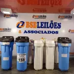 LOTE 158 - 01 LOTE COM VÁRIOS FILTROS PARA CAIXA D’AGUA TIPO CAVALETE. (NO ESTADO) ATENÇÃO! FAZER A VISITAÇÃO ANTES DE ARREMATAR, NÃO SABEMOS SE FUNCIONA. LEILÃO NÃO TEM GARANTIA E NEM DEVOLUÇÃO, SUJEITO A POSSÍVEIS AVARIAS VISÍVEIS/OCULTAS E/OU AUSÊNCIA DE COMPONENTES.