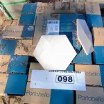 LOTE 098 - 30 CAIXAS DE REVESTIMENTO TRAVERTINO CREMA 20CM X 20CM APROXIMADAMENTE 2,16M²(NO ESTADO)