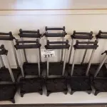 LOTE 237 - 10 CARRINHOS PARA TRANSPORTE DE MOCHILAS. (NO ESTADO) ATENÇÃO! FAZER A VISITAÇÃO ANTES DE ARREMATAR, NÃO SABEMOS SE FUNCIONA. LEILÃO NÃO TEM GARANTIA E NEM DEVOLUÇÃO, SUJEITO A POSSÍVEIS AVARIAS VISÍVEIS/OCULTAS E/OU AUSÊNCIA DE COMPONENTES.