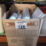 LOTE 129 - 01 LOTE COM VÁRIOS REFIS PARA FILTRO DE ÁGUA TIPO CAVALETE. (NO ESTADO) ATENÇÃO! FAZER A VISITAÇÃO ANTES DE ARREMATAR, NÃO SABEMOS SE FUNCIONA. LEILÃO NÃO TEM GARANTIA E NEM DEVOLUÇÃO, SUJEITO A POSSÍVEIS AVARIAS VISÍVEIS/OCULTAS E/OU AUSÊNCIA DE COMPONENTES.