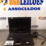 LOTE 049 - 01 NOTEBOOK MARCA TOSHIBA. (NO ESTADO) ATENÇÃO! FAZER A VISITAÇÃO ANTES DE ARREMATAR, NÃO SABEMOS SE FUNCIONA. LEILÃO NÃO TEM GARANTIA E NEM DEVOLUÇÃO, SUJEITO A POSSÍVEIS AVARIAS VISÍVEIS/OCULTAS E/OU AUSÊNCIA DE COMPONENTES.