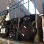 LOTE 310 - 01 APARELHO DE SOM 3X1 MARCA LG. (NO ESTADO) ATENÇÃO! FAZER A VISITAÇÃO ANTES DE ARREMATAR, NÃO SABEMOS SE FUNCIONA. LEILÃO NÃO TEM GARANTIA E NEM DEVOLUÇÃO, SUJEITO A POSSÍVEIS AVARIAS VISÍVEIS/OCULTAS E/OU AUSÊNCIA DE COMPONENTES.