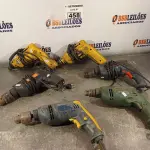 LOTE 458 - 06 FURADEIRAS MARCAS E MODELOS DIVERSOS. (NO ESTADO) ATENÇÃO! FAZER A VISITAÇÃO ANTES DE ARREMATAR, NÃO SABEMOS SE FUNCIONA. LEILÃO NÃO TEM GARANTIA E NEM DEVOLUÇÃO, SUJEITO A POSSÍVEIS AVARIAS VISÍVEIS/OCULTAS E/OU AUSÊNCIA DE COMPONENTES.