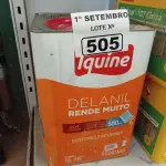 LOTE 505 - 01 LATA DE TINTA IQUINE DELANIL RENDE MUITO EXTERIORES/ INTERIORES ACRÍLICO STANDARD 18L NA COR ARARA AZUL. (NO ESTADO) ATENÇÃO! FAZER A VISITAÇÃO ANTES DE ARREMATAR, NÃO SABEMOS SE FUNCIONA. LEILÃO NÃO TEM GARANTIA E NEM DEVOLUÇÃO, SUJEITO A POSSÍVEIS AVARIAS VISÍVEIS/OCULTAS E/OU AUSÊNCIA DE COMPONENTES.