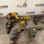 LOTE 458 - 06 FURADEIRAS MARCAS E MODELOS DIVERSOS. (NO ESTADO) ATENÇÃO! FAZER A VISITAÇÃO ANTES DE ARREMATAR, NÃO SABEMOS SE FUNCIONA. LEILÃO NÃO TEM GARANTIA E NEM DEVOLUÇÃO, SUJEITO A POSSÍVEIS AVARIAS VISÍVEIS/OCULTAS E/OU AUSÊNCIA DE COMPONENTES.