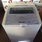 LOTE 351 - 01 MÁQUINA DE LAVAR ROUPAS MARCA PANASONIC CAPACIDADE 14KG 220V. (NO ESTADO) ATENÇÃO! FAZER A VISITAÇÃO ANTES DE ARREMATAR, NÃO SABEMOS SE FUNCIONA. LEILÃO NÃO TEM GARANTIA E NEM DEVOLUÇÃO, SUJEITO A POSSÍVEIS AVARIAS VISÍVEIS/OCULTAS E/OU AUSÊNCIA DE COMPONENTES.