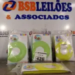 LOTE 426 - 04 BOIAS INFANTIL. (NO ESTADO) ATENÇÃO! FAZER A VISITAÇÃO ANTES DE ARREMATAR, NÃO SABEMOS SE FUNCIONA. LEILÃO NÃO TEM GARANTIA E NEM DEVOLUÇÃO, SUJEITO A POSSÍVEIS AVARIAS VISÍVEIS/OCULTAS E/OU AUSÊNCIA DE COMPONENTES.