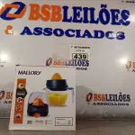 LOTE 439 - 01 ESPREMEDOR FRUITMAX MALLORY 1,20L DE CAPACIDADE 127V. (NO ESTADO) ATENÇÃO! FAZER A VISITAÇÃO ANTES DE ARREMATAR, NÃO SABEMOS SE FUNCIONA. LEILÃO NÃO TEM GARANTIA E NEM DEVOLUÇÃO, SUJEITO A POSSÍVEIS AVARIAS VISÍVEIS/OCULTAS E/OU AUSÊNCIA DE COMPONENTES.