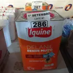 LOTE 286 - 01 LATA DE TINTA IQUINE DELANIL RENDE MUITO EXTERIORES/ INTERIORES ACRÍLICO STANDARD 18L NA COR BOI CAPRICHOSO. (NO ESTADO) ATENÇÃO! FAZER A VISITAÇÃO ANTES DE ARREMATAR, NÃO SABEMOS SE FUNCIONA. LEILÃO NÃO TEM GARANTIA E NEM DEVOLUÇÃO, SUJEITO A POSSÍVEIS AVARIAS VISÍVEIS/OCULTAS E/OU AUSÊNCIA DE COMPONENTES.
