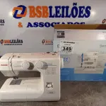 LOTE 349 - 01 MÁQUINA DE COSTURA JANOME 220V. (NO ESTADO) ATENÇÃO! FAZER A VISITAÇÃO ANTES DE ARREMATAR, NÃO SABEMOS SE FUNCIONA. LEILÃO NÃO TEM GARANTIA E NEM DEVOLUÇÃO, SUJEITO A POSSÍVEIS AVARIAS VISÍVEIS/OCULTAS E/OU AUSÊNCIA DE COMPONENTES.