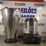LOTE 455 - 01 LIQUIDIFICADOR INDUSTRIAL. (NO ESTADO) ATENÇÃO! FAZER A VISITAÇÃO ANTES DE ARREMATAR, NÃO SABEMOS SE FUNCIONA. LEILÃO NÃO TEM GARANTIA E NEM DEVOLUÇÃO, SUJEITO A POSSÍVEIS AVARIAS VISÍVEIS/OCULTAS E/OU AUSÊNCIA DE COMPONENTES.