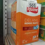 LOTE 505 - 01 LATA DE TINTA IQUINE DELANIL RENDE MUITO EXTERIORES/ INTERIORES ACRÍLICO STANDARD 18L NA COR ARARA AZUL. (NO ESTADO) ATENÇÃO! FAZER A VISITAÇÃO ANTES DE ARREMATAR, NÃO SABEMOS SE FUNCIONA. LEILÃO NÃO TEM GARANTIA E NEM DEVOLUÇÃO, SUJEITO A POSSÍVEIS AVARIAS VISÍVEIS/OCULTAS E/OU AUSÊNCIA DE COMPONENTES.