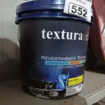 LOTE 552 - 01 BALDE DE REVESTIMENTO TEXTURIZADO HIDRORREPELENTE ANTIMOFO COR BRANCO BASE 25KG. (NO ESTADO) ATENÇÃO! FAZER A VISITAÇÃO ANTES DE ARREMATAR, NÃO SABEMOS SE FUNCIONA. LEILÃO NÃO TEM GARANTIA E NEM DEVOLUÇÃO, SUJEITO A POSSÍVEIS AVARIAS VISÍVEIS/OCULTAS E/OU AUSÊNCIA DE COMPONENTES.