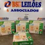 LOTE 431 - 04 JOGOS DESCOBRINDO A MATEMÁTICA. (NO ESTADO) ATENÇÃO! FAZER A VISITAÇÃO ANTES DE ARREMATAR, NÃO SABEMOS SE FUNCIONA. LEILÃO NÃO TEM GARANTIA E NEM DEVOLUÇÃO, SUJEITO A POSSÍVEIS AVARIAS VISÍVEIS/OCULTAS E/OU AUSÊNCIA DE COMPONENTES.