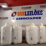 LOTE 570 - 20 LITROS DE SABONETE DE ESPUMA ANTISSÉPTICO. (NO ESTADO) ATENÇÃO! FAZER A VISITAÇÃO ANTES DE ARREMATAR, NÃO SABEMOS SE FUNCIONA. LEILÃO NÃO TEM GARANTIA E NEM DEVOLUÇÃO, SUJEITO A POSSÍVEIS AVARIAS VISÍVEIS/OCULTAS E/OU AUSÊNCIA DE COMPONENTES.