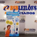 LOTE 435 - 01 MICROFONE COM PEDESTAL ROCK STAR. (NO ESTADO) ATENÇÃO! FAZER A VISITAÇÃO ANTES DE ARREMATAR, NÃO SABEMOS SE FUNCIONA. LEILÃO NÃO TEM GARANTIA E NEM DEVOLUÇÃO, SUJEITO A POSSÍVEIS AVARIAS VISÍVEIS/OCULTAS E/OU AUSÊNCIA DE COMPONENTES.