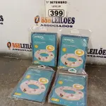 LOTE 399 - 04 BOIAS INFANTIL REDONDA. (NO ESTADO) ATENÇÃO! FAZER A VISITAÇÃO ANTES DE ARREMATAR, NÃO SABEMOS SE FUNCIONA. LEILÃO NÃO TEM GARANTIA E NEM DEVOLUÇÃO, SUJEITO A POSSÍVEIS AVARIAS VISÍVEIS/OCULTAS E/OU AUSÊNCIA DE COMPONENTES.