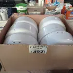 LOTE 492 - 01 LOTE COM VÁRIOS DISPENSE PARA PAPEL HIGIÊNICO. (NO ESTADO) ATENÇÃO! FAZER A VISITAÇÃO ANTES DE ARREMATAR, NÃO SABEMOS SE FUNCIONA. LEILÃO NÃO TEM GARANTIA E NEM DEVOLUÇÃO, SUJEITO A POSSÍVEIS AVARIAS VISÍVEIS/OCULTAS E/OU AUSÊNCIA DE COMPONENTES.