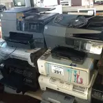 LOTE 291 - 10 IMPRESSORAS MARCAS E MODELOS DIVERSOS PARA RETIRADA DE PEÇAS. (NO ESTADO) ATENÇÃO! FAZER A VISITAÇÃO ANTES DE ARREMATAR, NÃO SABEMOS SE FUNCIONA. LEILÃO NÃO TEM GARANTIA E NEM DEVOLUÇÃO, SUJEITO A POSSÍVEIS AVARIAS VISÍVEIS/OCULTAS E/OU AUSÊNCIA DE COMPONENTES.