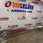 LOTE 328 - 02 BARRAS DE APOIO PARA BANHEIRO. (NO ESTADO) ATENÇÃO! FAZER A VISITAÇÃO ANTES DE ARREMATAR, NÃO SABEMOS SE FUNCIONA. LEILÃO NÃO TEM GARANTIA E NEM DEVOLUÇÃO, SUJEITO A POSSÍVEIS AVARIAS VISÍVEIS/OCULTAS E/OU AUSÊNCIA DE COMPONENTES.