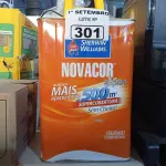 LOTE 301 - 01 LATA DE TINTA SHERWIN WILLIAMS NOVACOR SEM CHEIRO SEMIBRILHO INTERIORES/EXTERIORES 18L NA COR MARFIM. (NO ESTADO) ATENÇÃO! FAZER A VISITAÇÃO ANTES DE ARREMATAR, NÃO SABEMOS SE FUNCIONA. LEILÃO NÃO TEM GARANTIA E NEM DEVOLUÇÃO, SUJEITO A POSSÍVEIS AVARIAS VISÍVEIS/OCULTAS E/OU AUSÊNCIA DE COMPONENTES.