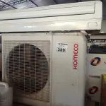 LOTE 359 - 01 AR CONDICIONADO MARCA KOMECO 28000BTU. (NO ESTADO) ATENÇÃO! FAZER A VISITAÇÃO ANTES DE ARREMATAR, NÃO SABEMOS SE FUNCIONA. LEILÃO NÃO TEM GARANTIA E NEM DEVOLUÇÃO, SUJEITO A POSSÍVEIS AVARIAS VISÍVEIS/OCULTAS E/OU AUSÊNCIA DE COMPONENTES.