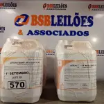 LOTE 570 - 20 LITROS DE SABONETE DE ESPUMA ANTISSÉPTICO. (NO ESTADO) ATENÇÃO! FAZER A VISITAÇÃO ANTES DE ARREMATAR, NÃO SABEMOS SE FUNCIONA. LEILÃO NÃO TEM GARANTIA E NEM DEVOLUÇÃO, SUJEITO A POSSÍVEIS AVARIAS VISÍVEIS/OCULTAS E/OU AUSÊNCIA DE COMPONENTES.