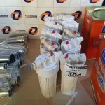 LOTE 304 - 10 FILTROS PARA CAIXA D’AGUA TIPO CAVALETE. (NO ESTADO) ATENÇÃO! FAZER A VISITAÇÃO ANTES DE ARREMATAR, NÃO SABEMOS SE FUNCIONA. LEILÃO NÃO TEM GARANTIA E NEM DEVOLUÇÃO, SUJEITO A POSSÍVEIS AVARIAS VISÍVEIS/OCULTAS E/OU AUSÊNCIA DE COMPONENTES.