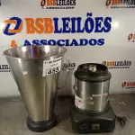 LOTE 455 - 01 LIQUIDIFICADOR INDUSTRIAL. (NO ESTADO) ATENÇÃO! FAZER A VISITAÇÃO ANTES DE ARREMATAR, NÃO SABEMOS SE FUNCIONA. LEILÃO NÃO TEM GARANTIA E NEM DEVOLUÇÃO, SUJEITO A POSSÍVEIS AVARIAS VISÍVEIS/OCULTAS E/OU AUSÊNCIA DE COMPONENTES.