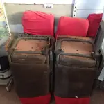 LOTE 508 - 04 BANCOS DA VAN IVECO SENDO 01 DE 02 LUGARES. (NO ESTADO) ATENÇÃO! FAZER A VISITAÇÃO ANTES DE ARREMATAR, NÃO SABEMOS SE FUNCIONA. LEILÃO NÃO TEM GARANTIA E NEM DEVOLUÇÃO, SUJEITO A POSSÍVEIS AVARIAS VISÍVEIS/OCULTAS E/OU AUSÊNCIA DE COMPONENTES.