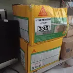 LOTE 335 - 02 CAIXAS COM SIKA TOP 107 CINZA 18KG, ARGAMASSA POLIMÉRICA IMPERMEABILIZANTE DE ALTO DESEMPENHO. (NO ESTADO) ATENÇÃO! FAZER A VISITAÇÃO ANTES DE ARREMATAR, NÃO SABEMOS SE FUNCIONA. LEILÃO NÃO TEM GARANTIA E NEM DEVOLUÇÃO, SUJEITO A POSSÍVEIS AVARIAS VISÍVEIS/OCULTAS E/OU AUSÊNCIA DE COMPONENTES.