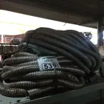 LOTE 539 - 02 ROLOS DE MANGUEIRA COPEX EM METAL. (NO ESTADO) ATENÇÃO! FAZER A VISITAÇÃO ANTES DE ARREMATAR, NÃO SABEMOS SE FUNCIONA. LEILÃO NÃO TEM GARANTIA E NEM DEVOLUÇÃO, SUJEITO A POSSÍVEIS AVARIAS VISÍVEIS/OCULTAS E/OU AUSÊNCIA DE COMPONENTES.
