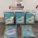 LOTE 405 - 05 BOIAS INFANTIL. (NO ESTADO) ATENÇÃO! FAZER A VISITAÇÃO ANTES DE ARREMATAR, NÃO SABEMOS SE FUNCIONA. LEILÃO NÃO TEM GARANTIA E NEM DEVOLUÇÃO, SUJEITO A POSSÍVEIS AVARIAS VISÍVEIS/OCULTAS E/OU AUSÊNCIA DE COMPONENTES.
