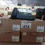 LOTE 474 - 01 LOTE COM VÁRIOS APARELHOS DE TELEFONE ALCATEL-LUCENT. (NO ESTADO) ATENÇÃO! FAZER A VISITAÇÃO ANTES DE ARREMATAR, NÃO SABEMOS SE FUNCIONA. LEILÃO NÃO TEM GARANTIA E NEM DEVOLUÇÃO, SUJEITO A POSSÍVEIS AVARIAS VISÍVEIS/OCULTAS E/OU AUSÊNCIA DE COMPONENTES.