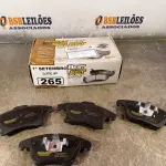 LOTE 265 - 01 PASTILHA DE FREIO DO CRUZE. (NO ESTADO) ATENÇÃO! FAZER A VISITAÇÃO ANTES DE ARREMATAR, NÃO SABEMOS SE FUNCIONA. LEILÃO NÃO TEM GARANTIA E NEM DEVOLUÇÃO, SUJEITO A POSSÍVEIS AVARIAS VISÍVEIS/OCULTAS E/OU AUSÊNCIA DE COMPONENTES.