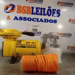 LOTE 358 - 01 COMPRESSOR DE AR DIRETO WP JET PRESSURE PRESS G3 COM MANGUEIRA E PISTOLA PARA PINTURA. (NO ESTADO) ATENÇÃO! FAZER A VISITAÇÃO ANTES DE ARREMATAR, NÃO SABEMOS SE FUNCIONA. LEILÃO NÃO TEM GARANTIA E NEM DEVOLUÇÃO, SUJEITO A POSSÍVEIS AVARIAS VISÍVEIS/OCULTAS E/OU AUSÊNCIA DE COMPONENTES.