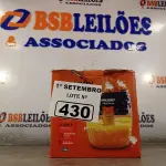 LOTE 430 - 01 ESPREMEDOR FRUITMAX MALLORY 1,20L DE CAPACIDADE 127V. (NO ESTADO) ATENÇÃO! FAZER A VISITAÇÃO ANTES DE ARREMATAR, NÃO SABEMOS SE FUNCIONA. LEILÃO NÃO TEM GARANTIA E NEM DEVOLUÇÃO, SUJEITO A POSSÍVEIS AVARIAS VISÍVEIS/OCULTAS E/OU AUSÊNCIA DE COMPONENTES.
