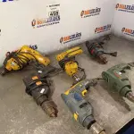 LOTE 458 - 06 FURADEIRAS MARCAS E MODELOS DIVERSOS. (NO ESTADO) ATENÇÃO! FAZER A VISITAÇÃO ANTES DE ARREMATAR, NÃO SABEMOS SE FUNCIONA. LEILÃO NÃO TEM GARANTIA E NEM DEVOLUÇÃO, SUJEITO A POSSÍVEIS AVARIAS VISÍVEIS/OCULTAS E/OU AUSÊNCIA DE COMPONENTES.