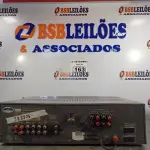 LOTE 163 - 01 STÉREO RECEIVER CCE SR-2000. (NO ESTADO) ATENÇÃO! FAZER A VISITAÇÃO ANTES DE ARREMATAR, NÃO SABEMOS SE FUNCIONA. LEILÃO NÃO TEM GARANTIA E NEM DEVOLUÇÃO, SUJEITO A POSSÍVEIS AVARIAS VISÍVEIS/OCULTAS E/OU AUSÊNCIA DE COMPONENTES.