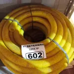 LOTE 602 - 02 ROLOS DE MANGUEIRA CORRUGADA. (NO ESTADO) ATENÇÃO! FAZER A VISITAÇÃO ANTES DE ARREMATAR, NÃO SABEMOS SE FUNCIONA. LEILÃO NÃO TEM GARANTIA E NEM DEVOLUÇÃO, SUJEITO A POSSÍVEIS AVARIAS VISÍVEIS/OCULTAS E/OU AUSÊNCIA DE COMPONENTES.
