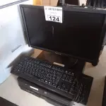 LOTE 124 - 01 CPU, 01 MONITOR E 01 TECLADO. (NO ESTADO) ATENÇÃO! FAZER A VISITAÇÃO ANTES DE ARREMATAR, NÃO SABEMOS SE FUNCIONA. LEILÃO NÃO TEM GARANTIA E NEM DEVOLUÇÃO, SUJEITO A POSSÍVEIS AVARIAS VISÍVEIS/OCULTAS E/OU AUSÊNCIA DE COMPONENTES.