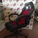 LOTE 464 - 01 CADEIRA GAMER. (NO ESTADO) ATENÇÃO! FAZER A VISITAÇÃO ANTES DE ARREMATAR, NÃO SABEMOS SE FUNCIONA. LEILÃO NÃO TEM GARANTIA E NEM DEVOLUÇÃO, SUJEITO A POSSÍVEIS AVARIAS VISÍVEIS/OCULTAS E/OU AUSÊNCIA DE COMPONENTES.