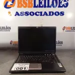 LOTE 001 - 01 NOTEBOOK MARCA AMAZON PC. (NO ESTADO) ATENÇÃO! FAZER A VISITAÇÃO ANTES DE ARREMATAR, NÃO SABEMOS SE FUNCIONA. LEILÃO NÃO TEM GARANTIA E NEM DEVOLUÇÃO, SUJEITO A POSSÍVEIS AVARIAS VISÍVEIS/OCULTAS E/OU AUSÊNCIA DE COMPONENTES.