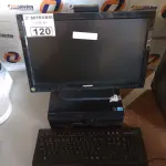 LOTE 120 - 01 CPU, 01 MONITOR E 01 TECLADO. (NO ESTADO) ATENÇÃO! FAZER A VISITAÇÃO ANTES DE ARREMATAR, NÃO SABEMOS SE FUNCIONA. LEILÃO NÃO TEM GARANTIA E NEM DEVOLUÇÃO, SUJEITO A POSSÍVEIS AVARIAS VISÍVEIS/OCULTAS E/OU AUSÊNCIA DE COMPONENTES.