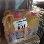 LOTE 601 - 04 GALÕES DE SIKANOL ALVENARIA 3,6L, ADITIVO PLASTIFICANTE PARA ARGAMASSA DE ASSENTAMENTO E REBOCO. (NO ESTADO) ATENÇÃO! FAZER A VISITAÇÃO ANTES DE ARREMATAR, NÃO SABEMOS SE FUNCIONA. LEILÃO NÃO TEM GARANTIA E NEM DEVOLUÇÃO, SUJEITO A POSSÍVEIS AVARIAS VISÍVEIS/OCULTAS E/OU AUSÊNCIA DE COMPONENTES.