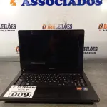 LOTE 009 - 01 NOTEBOOK MARCA LENOVO. (NO ESTADO) ATENÇÃO! FAZER A VISITAÇÃO ANTES DE ARREMATAR, NÃO SABEMOS SE FUNCIONA. LEILÃO NÃO TEM GARANTIA E NEM DEVOLUÇÃO, SUJEITO A POSSÍVEIS AVARIAS VISÍVEIS/OCULTAS E/OU AUSÊNCIA DE COMPONENTES.