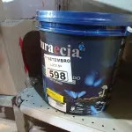 LOTE 598 - 01 BALDE DE REVESTIMENTO TEXTURIZADO HIDRORREPELENTE ANTIMOFO COR BRANCO BASE 25KG. (NO ESTADO) ATENÇÃO! FAZER A VISITAÇÃO ANTES DE ARREMATAR, NÃO SABEMOS SE FUNCIONA. LEILÃO NÃO TEM GARANTIA E NEM DEVOLUÇÃO, SUJEITO A POSSÍVEIS AVARIAS VISÍVEIS/OCULTAS E/OU AUSÊNCIA DE COMPONENTES.